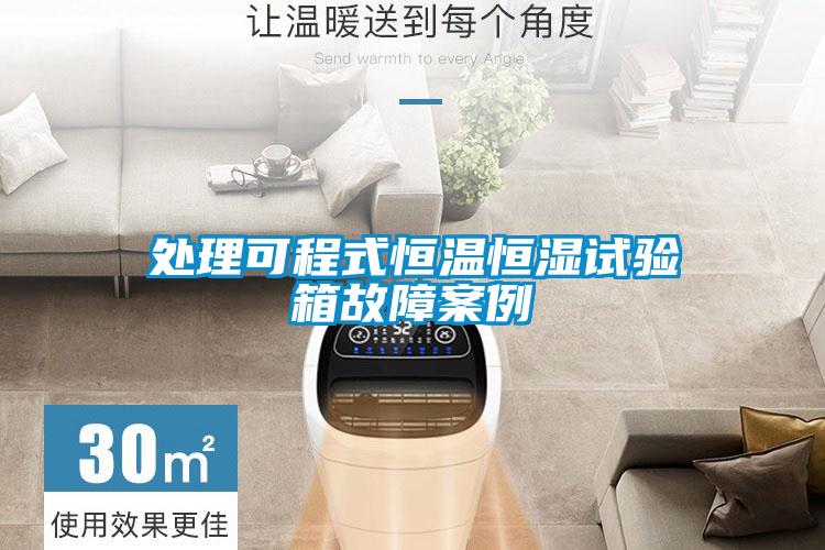 處理可程式恒溫恒濕試驗(yàn)箱故障案例