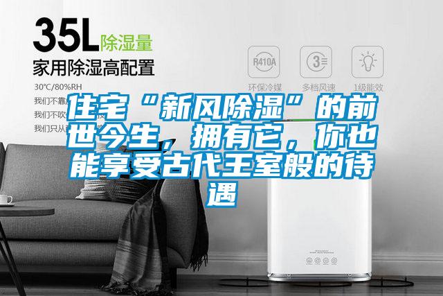 住宅“新風(fēng)除濕”的前世今生，擁有它，你也能享受古代王室般的待遇