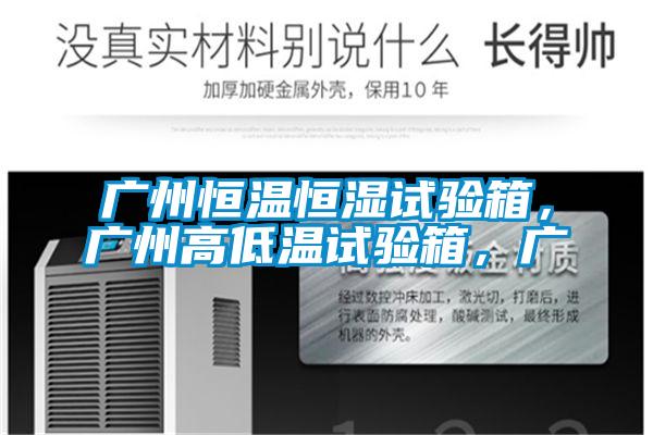 廣州恒溫恒濕試驗箱，廣州高低溫試驗箱，廣