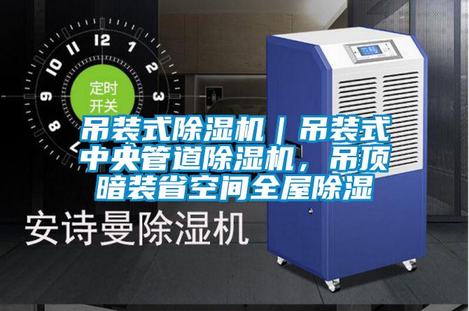 吊裝式除濕機｜吊裝式中央管道除濕機，吊頂暗裝省空間全屋除濕