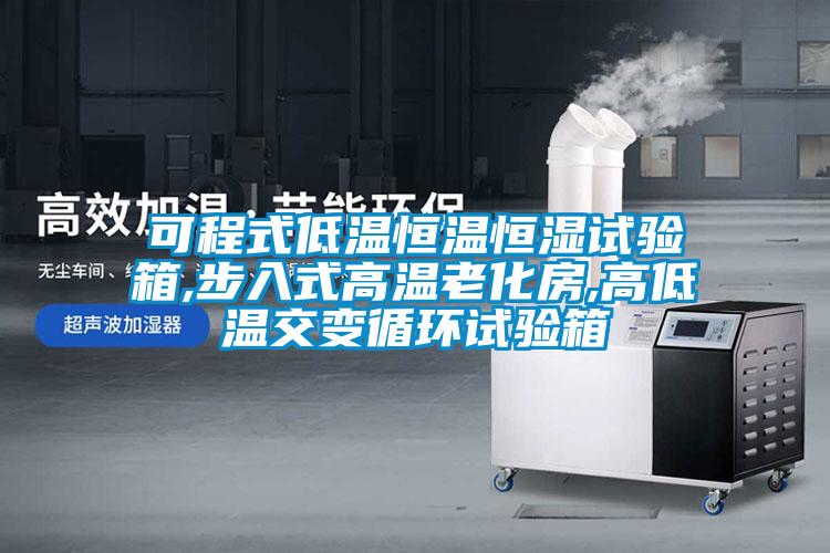 可程式低溫恒溫恒濕試驗箱,步入式高溫老化房,高低溫交變循環(huán)試驗箱
