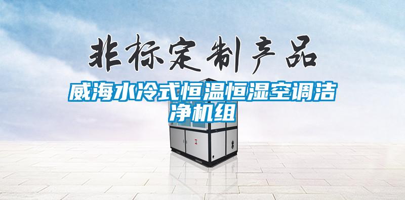 威海水冷式恒溫恒濕空調(diào)潔凈機組