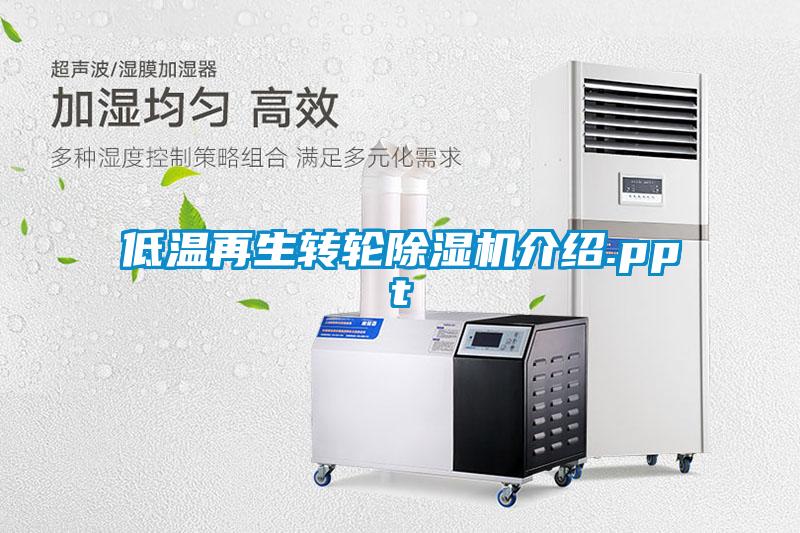 低溫再生轉(zhuǎn)輪除濕機(jī)介紹.ppt
