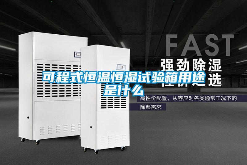可程式恒溫恒濕試驗(yàn)箱用途是什么