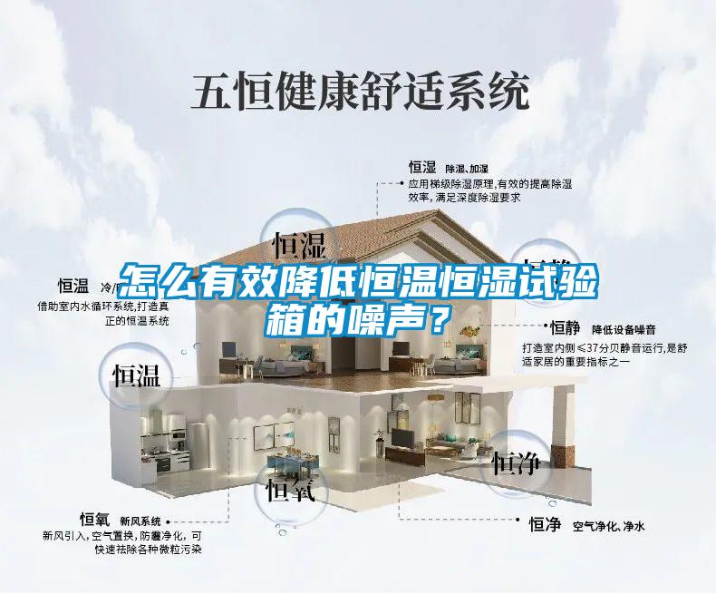 怎么有效降低恒溫恒濕試驗(yàn)箱的噪聲？