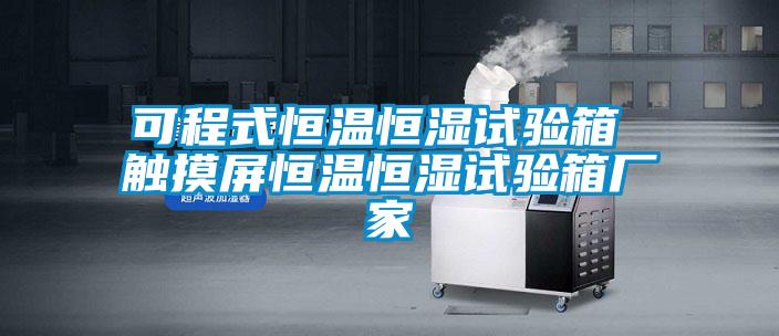 可程式恒溫恒濕試驗(yàn)箱 觸摸屏恒溫恒濕試驗(yàn)箱廠家