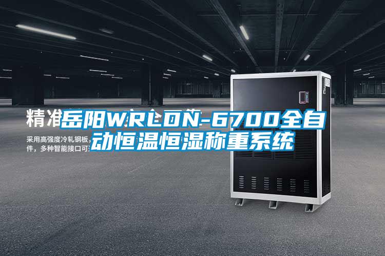 岳陽WRLDN-6700全自動恒溫恒濕稱重系統(tǒng)