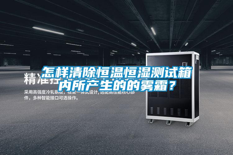 怎樣清除恒溫恒濕測(cè)試箱內(nèi)所產(chǎn)生的的霧霜？