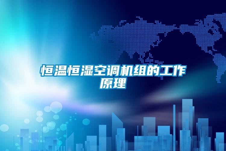 恒溫恒濕空調(diào)機(jī)組的工作原理