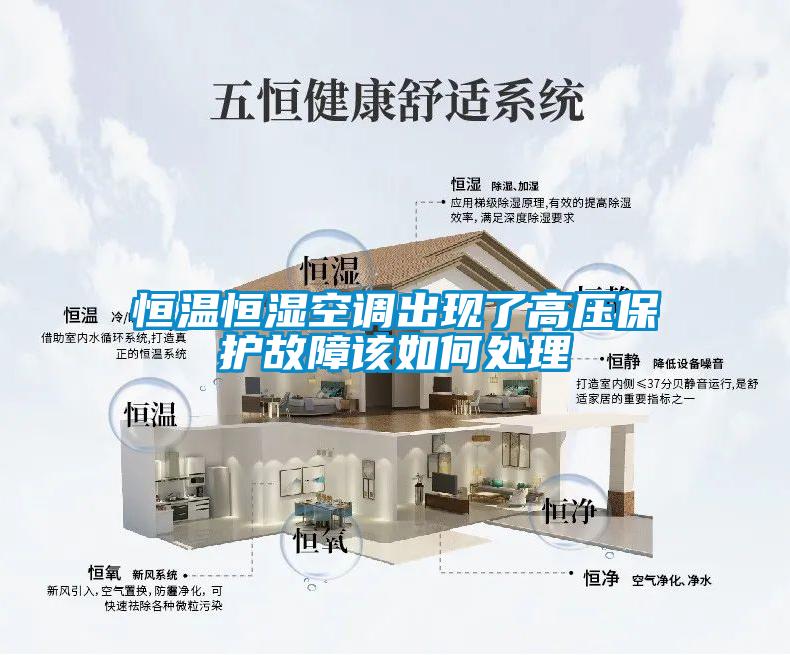 恒溫恒濕空調(diào)出現(xiàn)了高壓保護(hù)故障該如何處理