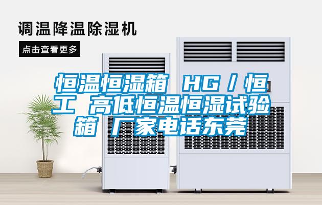 恒溫恒濕箱 HG／恒工 高低恒溫恒濕試驗(yàn)箱 廠(chǎng)家電話(huà)東莞