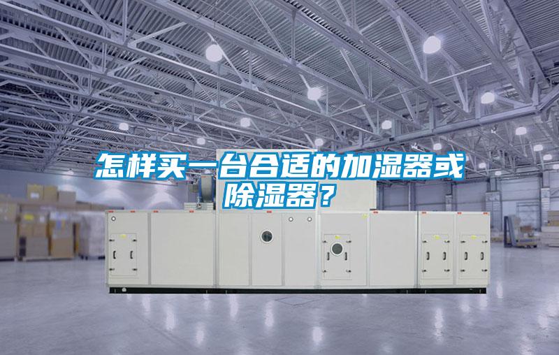 怎樣買一臺合適的加濕器或除濕器？