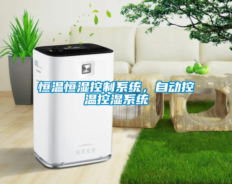 恒溫恒濕控制系統，自動控溫控濕系統