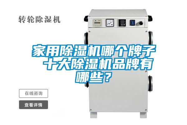 家用除濕機(jī)哪個(gè)牌子 十大除濕機(jī)品牌有哪些？