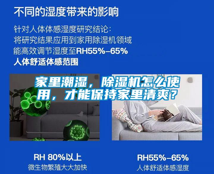 家里潮濕，除濕機(jī)怎么使用，才能保持家里清爽？