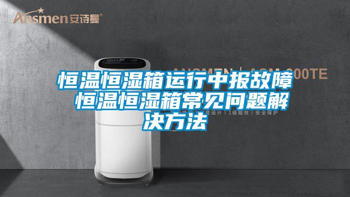 恒溫恒濕箱運(yùn)行中報(bào)故障 恒溫恒濕箱常見(jiàn)問(wèn)題解決方法