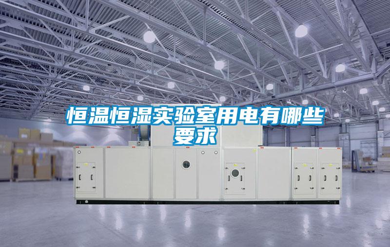 恒溫恒濕實(shí)驗(yàn)室用電有哪些要求