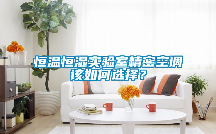 恒溫恒濕實(shí)驗(yàn)室精密空調(diào)該如何選擇？