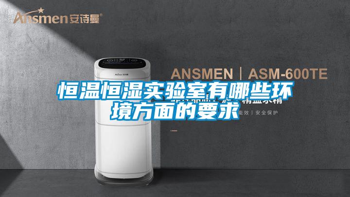 恒溫恒濕實(shí)驗(yàn)室有哪些環(huán)境方面的要求