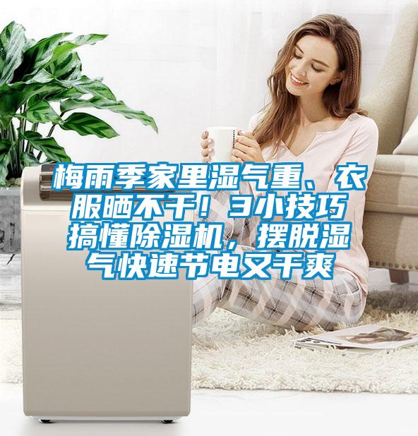 梅雨季家里濕氣重、衣服曬不干！3小技巧搞懂除濕機，擺脫濕氣快速節(jié)電又干爽