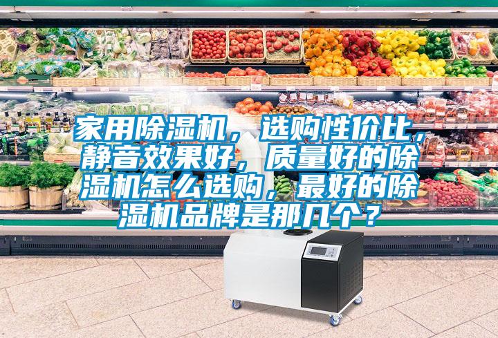 家用除濕機，選購性價比，靜音效果好，質(zhì)量好的除濕機怎么選購，最好的除濕機品牌是那幾個？