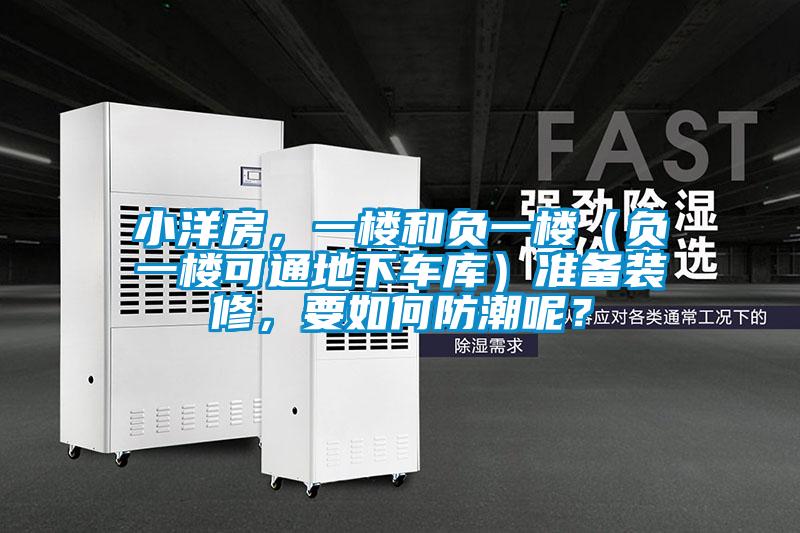 小洋房，一樓和負(fù)一樓（負(fù)一樓可通地下車庫）準(zhǔn)備裝修，要如何防潮呢？