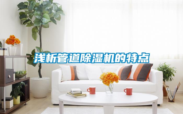 淺析管道除濕機(jī)的特點(diǎn)