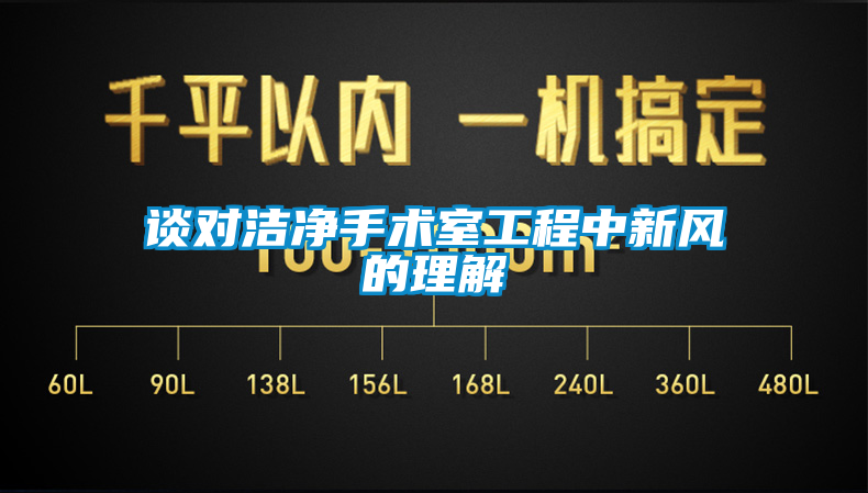談對潔凈手術室工程中新風的理解