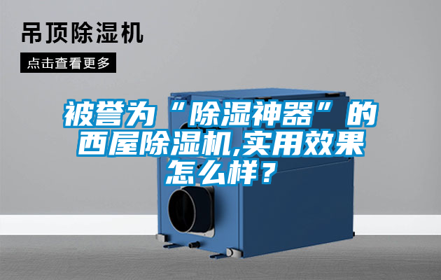 被譽為“除濕神器”的西屋除濕機,實用效果怎么樣？