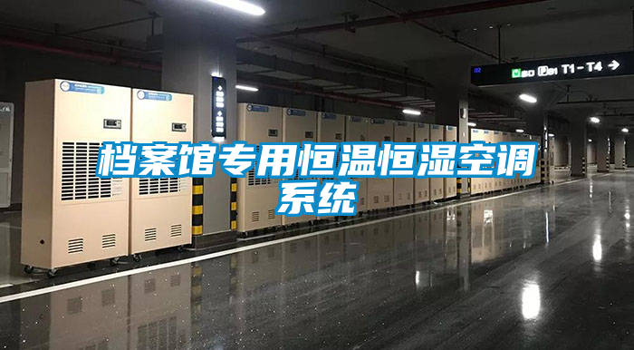 檔案館專用恒溫恒濕空調系統(tǒng)