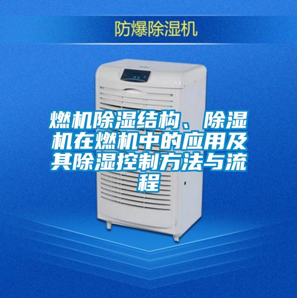 燃機除濕結(jié)構(gòu)、除濕機在燃機中的應用及其除濕控制方法與流程