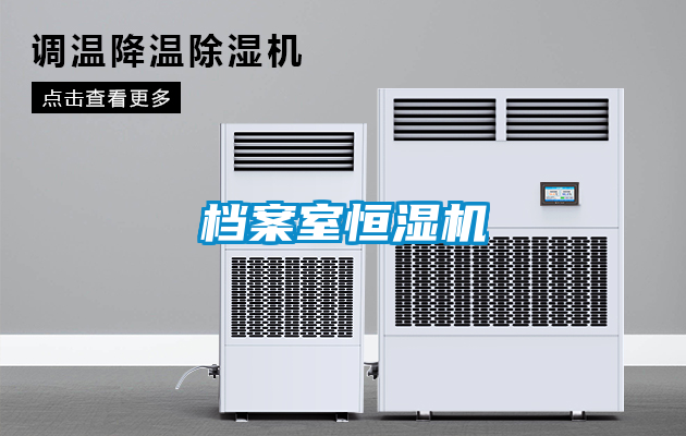 檔案室恒濕機