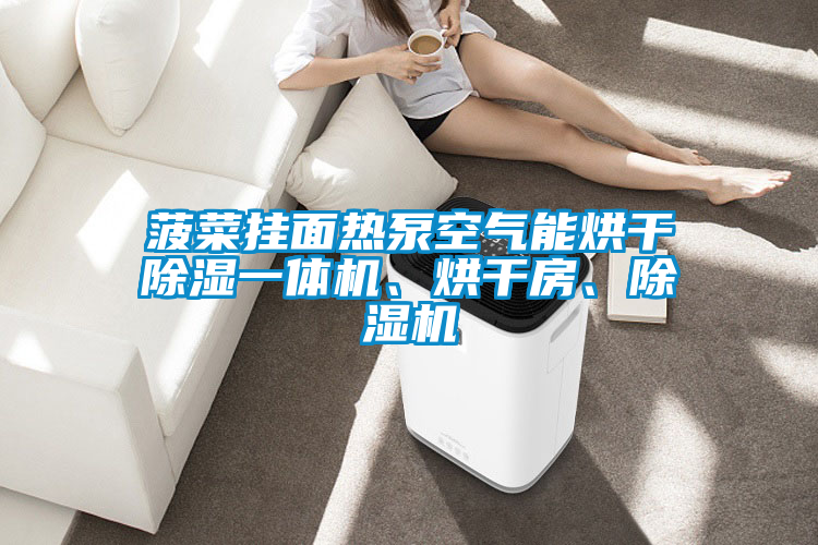 菠菜掛面熱泵空氣能烘干除濕一體機、烘干房、除濕機