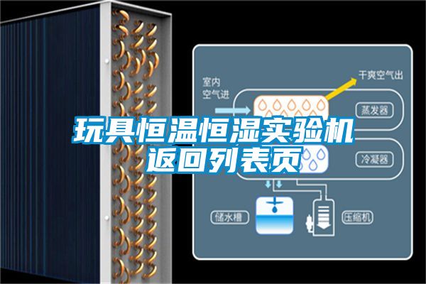 玩具恒溫恒濕實驗機(jī) 返回列表頁