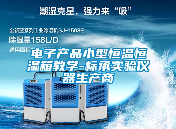 電子產品小型恒溫恒濕箱教學-標承實驗儀器生產商