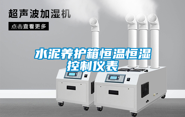 水泥養(yǎng)護箱恒溫恒濕控制儀表