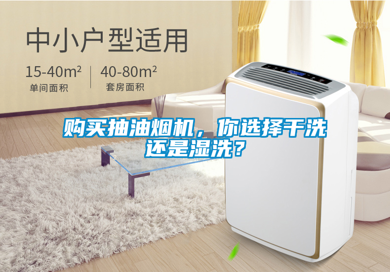 購買抽油煙機，你選擇干洗還是濕洗？