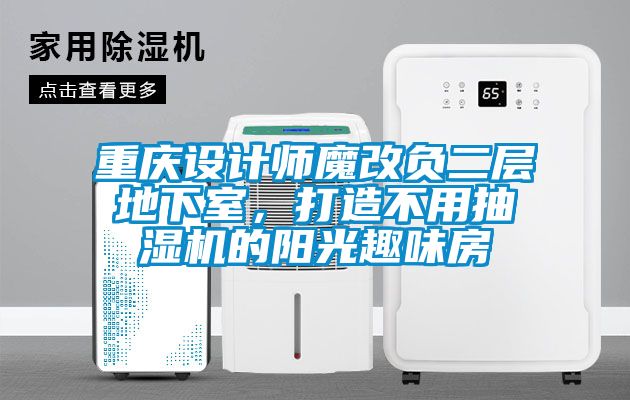 重慶設(shè)計(jì)師魔改負(fù)二層地下室，打造不用抽濕機(jī)的陽光趣味房
