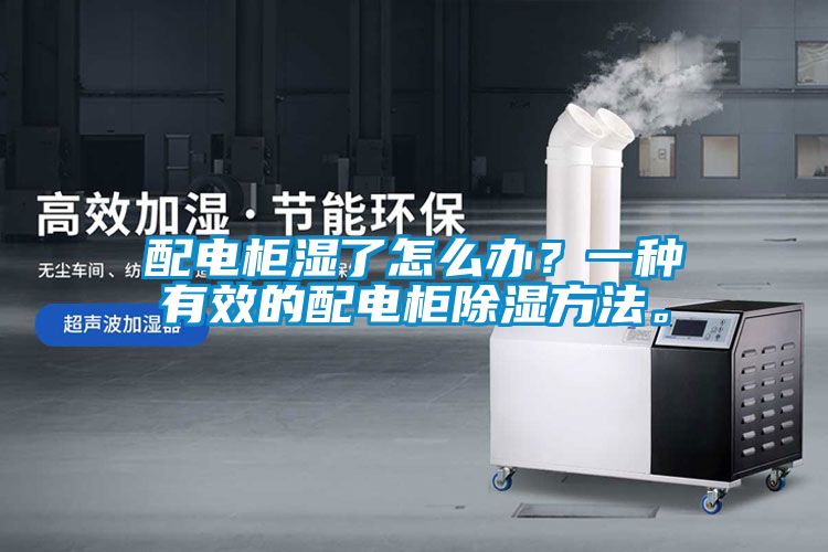 配電柜濕了怎么辦？一種有效的配電柜除濕方法。