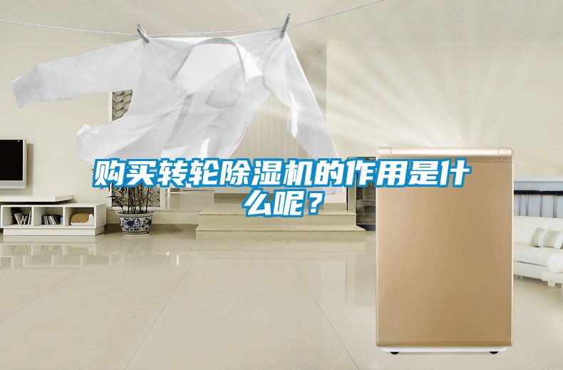 購買轉(zhuǎn)輪除濕機的作用是什么呢？