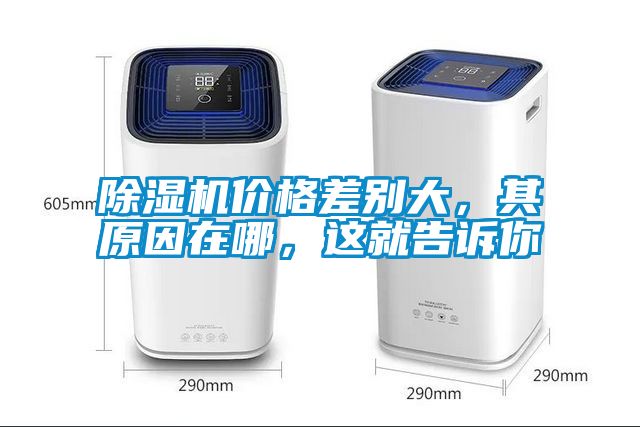除濕機價格差別大，其原因在哪，這就告訴你