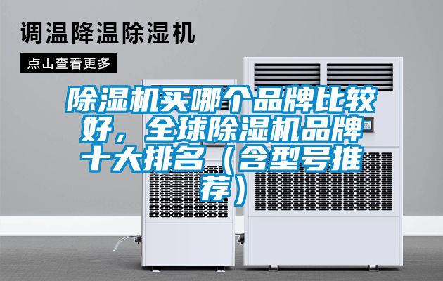 除濕機買哪個品牌比較好，全球除濕機品牌十大排名（含型號推薦）