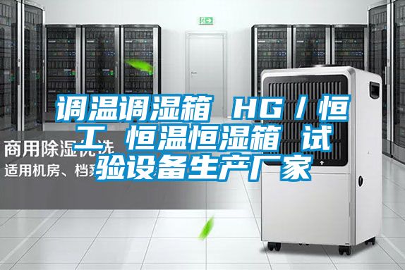 調(diào)溫調(diào)濕箱 HG／恒工 恒溫恒濕箱 試驗(yàn)設(shè)備生產(chǎn)廠家