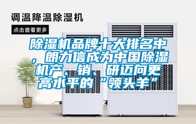 除濕機品牌十大排名中，朗力信成為中國除濕機產(chǎn)、銷、研邁向更高水平的“領(lǐng)頭羊”