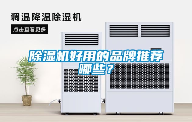 除濕機好用的品牌推薦哪些？