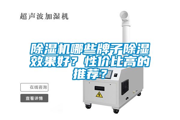 除濕機(jī)哪些牌子除濕效果好？性?xún)r(jià)比高的推薦？