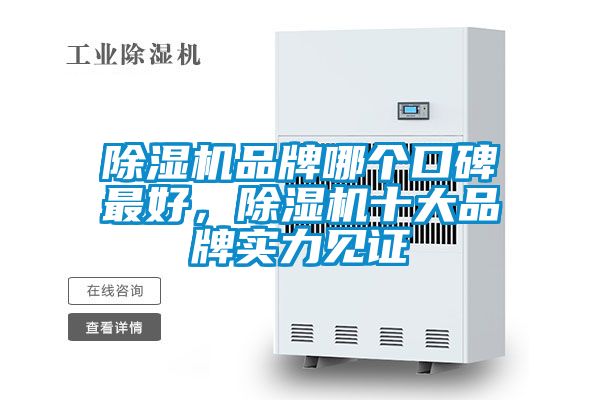 除濕機(jī)品牌哪個(gè)口碑最好，除濕機(jī)十大品牌實(shí)力見(jiàn)證