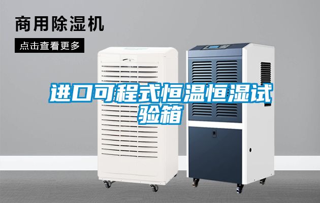 進口可程式恒溫恒濕試驗箱