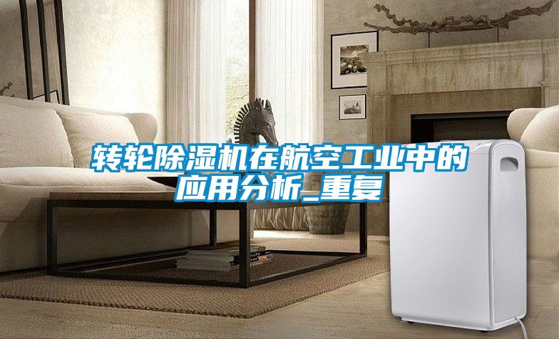 轉(zhuǎn)輪除濕機在航空工業(yè)中的應用分析_重復