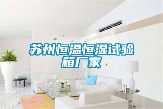 蘇州恒溫恒濕試驗(yàn)箱廠家